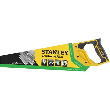 Stanley STHT20354-1 - Sierra Tradecut 7/1" 450mm, Corte Preciso, Ideal para Carpintería y Bricolaje (1/3)