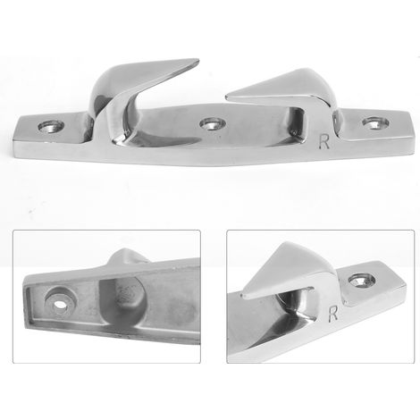Taquet d'amarrage creux en acier inoxydable de 152 mm (6 pouces) pour étrave droite - Pièces pour la navigation de plaisance
