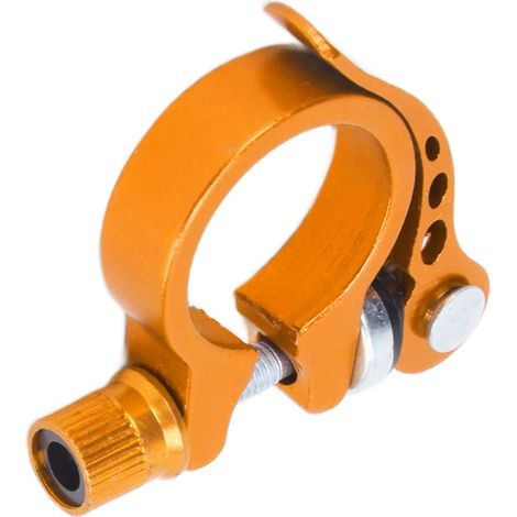 Collier de selle rapide en aluminium pour vélo tout terrain, 3 cm, couleur or (1/5)