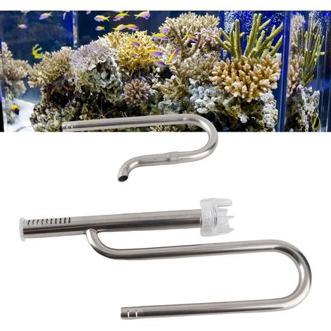 Ensemble de 12 Filtres Anti-Huile pour Aquarium en Acier Inoxydable - Élimination des Films Gras - Tuyaux d'Entrée et Sortie - Idéal pour les Aquascapes (1/5)