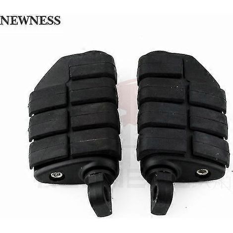 Motorrad-Fußrasten, Highway-Fußrasten, Metall-Fußrasten, Pedal-Fußstützen für Harley Iron XL 883 1200 Touring Custom Dyna Softail 10 mm – Typ 13, Schwarz (1/5)