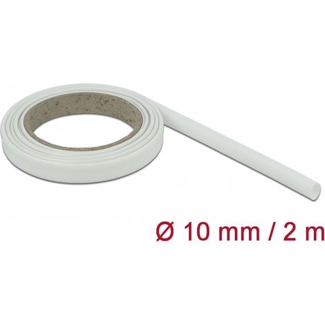 Delock Funda de fibra de vidrio 2 m x 10 mm en blanco
