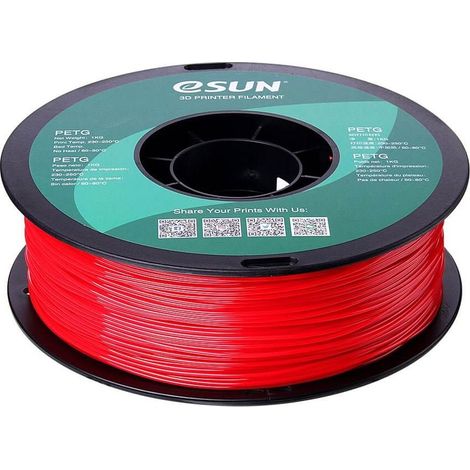 eSUN PETG Filament 1.75mm 1000g Solid Red