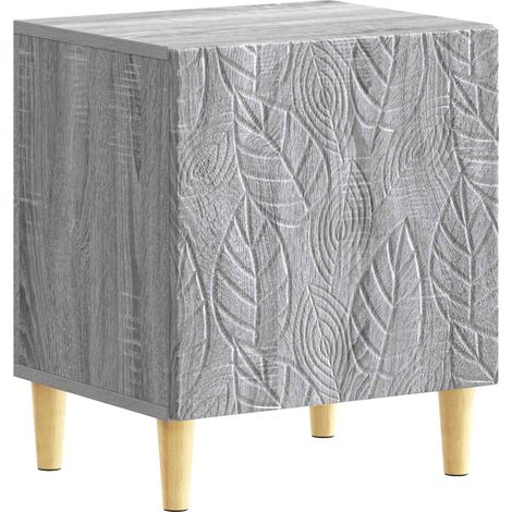 Nachttisch Grau Sonoma 43 x 34,5 x 50 cm Holzwerkstoff vidaXL