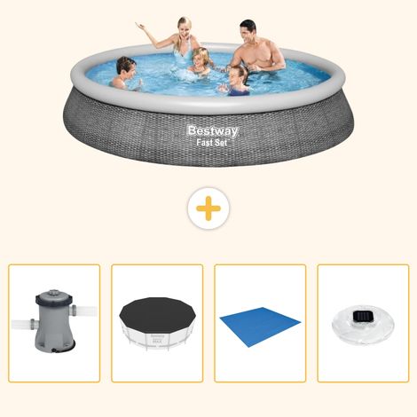 Bestway Bestway Fast Set Ronde - 396x84 cm - 5-pièces S248 (1/5)