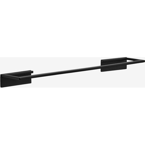 Toallero adhesivo de pared con barra 45 cm para baño en acero inoxidable Jalter SKLUM (1/5)