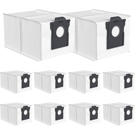 Paquete de 10 bolsas para aspiradora Dreame X30 Ultra/L10s Pro Ultra Heat/L10s Ultra Gen 2/X40 Ultra Complete/X50 Ultra Complete, bolsas de tela no tejida para Dreame X30/X40/X50 (1/5)