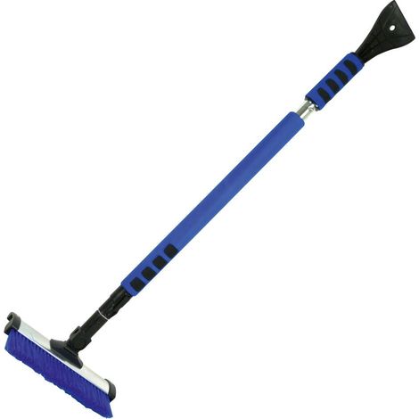 BROSSE A NEIGE 10CM + GRATTE GIVRE TELESCOPIQUE 100/150CM (1/2)