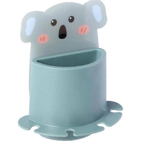 Porte-Brosse À Dents De Dessin Animé Boîte De Rangement De Toilette Type D'aspiration Murale Boîte De Brosse À Dents (1/5)