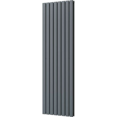 Typhoon - Anthracite Vertical Radiator H1800mm x W544mm Double Panel (1/3)