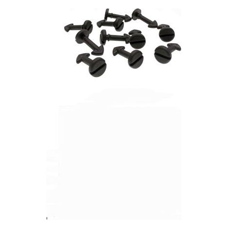 Motorabdeckungsbefestigungsclips, Schwarz, 6er-Pack, Kompatibel mit Peugeot 206 307 407 607 Citroën C4, Motoren 1.8 und 2.0 16S
