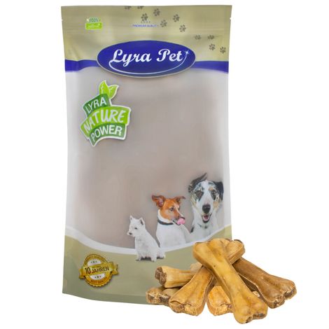 10 pcs. Lyra Pet® Os à mâcher fourré à la panse env. 15 cm (1/5)