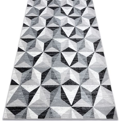 Alfombra de pasillo con refuerzo de goma  CARNABY anaranjado 100cm orange 100x140 cm (1/5)