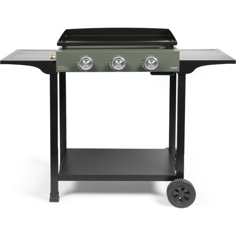 7500-watt-gasgrillplatte mit 62 x 34,5 cm großer emaillierter stahlplatte - Livoo - DOC326 (1/4)