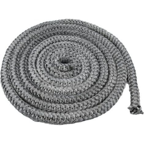 2 Pièces 10mm x 2,5m joint cheminée,joint poele a bois,joint insert cheminée,Fibre de Verre, pour cheminée, Poêle (1/4)