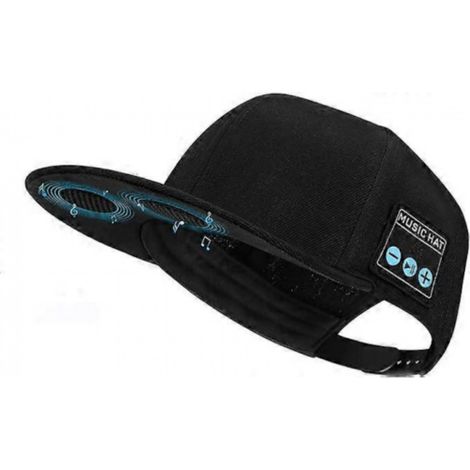 Casquette musicale avec haut-parleur Bluetooth intégré, casquette Bluetooth ajustable avec haut-parleur intelligent sans fil Bluetooth 5.0, casquette de baseball pour sports urbains (1/5)