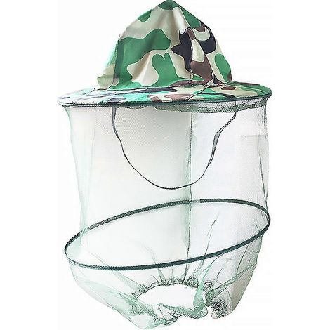Ensemble de 3 chapeaux camouflage anti-insectes et anti-abeilles (1/5)