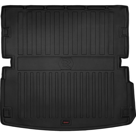 6030091 - Alfombrilla de maletero con inserción de goma 3D - TPE con borde elevado para: Audi Q7 (4L) (2005-2015) 5 de 7 asientos (1/5)