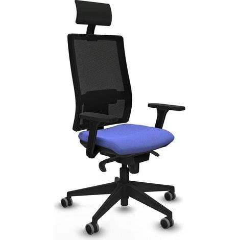 Piqueras-y-crespo Chaise moderne confort bleu clair (1/3)