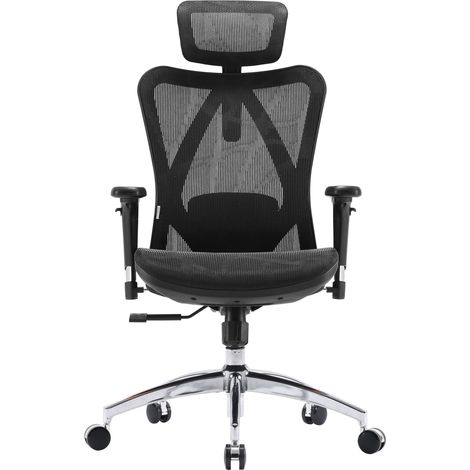Chaise de bureau / chaise pivotante M57-M111 tissu / maille noir Sihoo