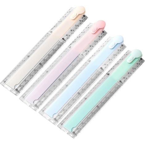 Règle pliante Mikinona 30 cm pour le dessin et la mesure, idéale (1/5)