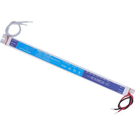 Alimentation LED 12V 30W ultra-mince, transformateur étanche pour boîte lumineuse, entrée 180-250VAC, tension constante intérieure, driver de puissance silencieux. (1/5)