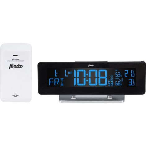 Reloj despertador digital con estación meteorológica y pantalla a color (1/5)