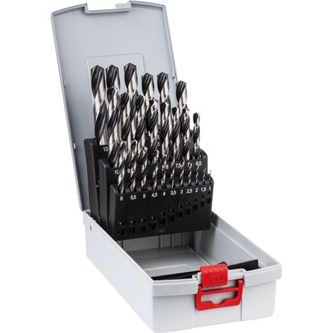 Set de 25 forets à métaux BOSCH - Point TeqQ - Ø1 à 13mm - 2608577352