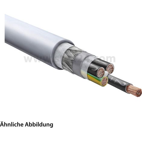 LAPP Stexoschlepp Steuerleitung CY 4G0,75mm² AD 8,6mm Nennspannung Uo/U 300V/500V - 1 Meter