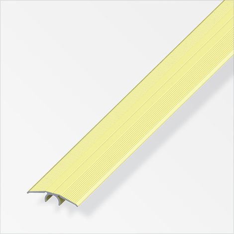 alfer Übergangs-Profil 2 m, 33 mm Aluminium eloxiert messing Übergangsprofil