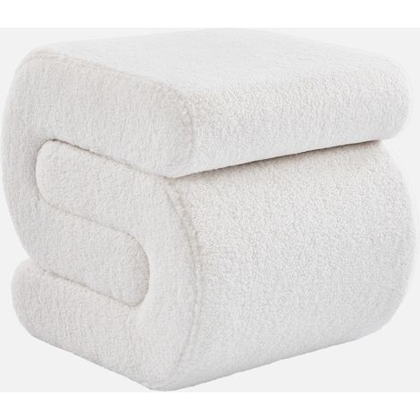 Pouf in bouclé