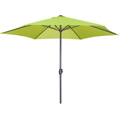 Derby Sonnenschirm / Kurbelschirm "Basic Lift neo 300", Ø 300 cm, apfelgrün, Bezug aus 100% Polyester, Gestell aus Aluminium, 28,5 kg (1/5)