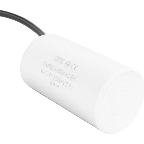 Condensateur démarrage moteur CBB60 450V 50µF connexion à fil (1/5)