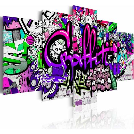 Tableau style de la rue - 200 x 100 cm (1/4)