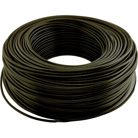 Cavo di installazione H07V-K (LgY) 1,5mm² flessibile NERO 100m (1/2)