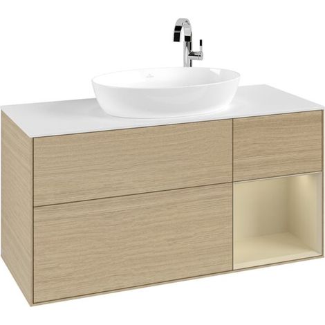 Villeroy & Boch F951HJPC meuble sous-lavabo Finion F95 (1/3)