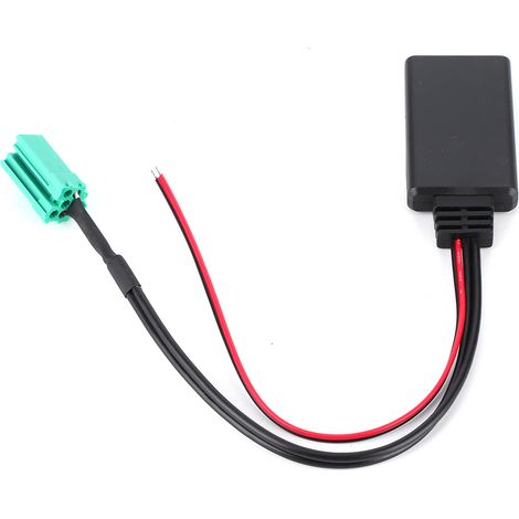 Adaptateur de câble d'entrée Bluetooth stéréo 6 broches pour voiture, compatible avec Renault Clio Espace Laguna (1/5)