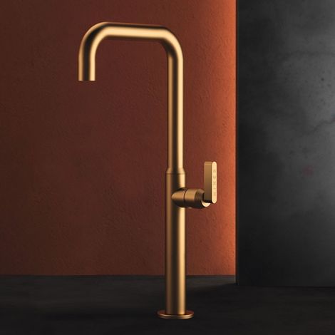 Geda Nextage Koè Mix Lavabo KOE51 H 345mm - ottone satinato KOE50 CH (1/2)