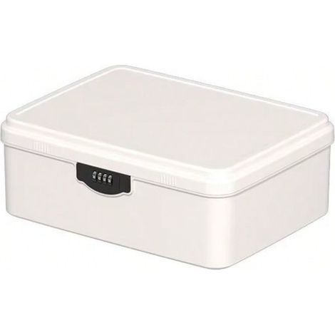 boîte de rangement pour mot de passe,Beige,(33.4 x 26 x 12.6 cm)