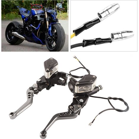 Embrayage CNC Moto Pompe Maître Cylindre Levier Frein Main Gauche Droite Accessoire Commande (1/5)