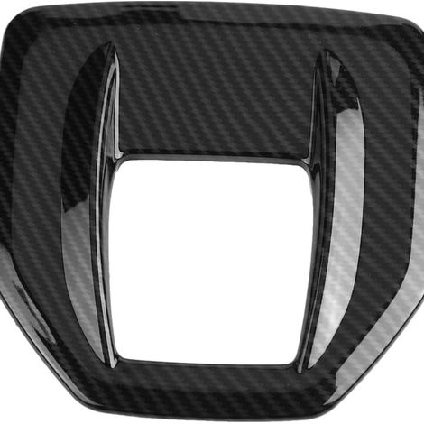Couvercle Panneau Boîte Vitesse Carbone, 28g ABS Motif Carbone Garniture Panneau Changement de Vitesse Cadre Changement de Vitesse pour 2017-2018 (1/5)