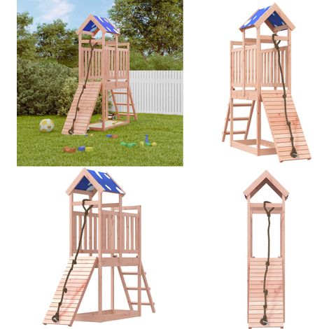 Spielturm Massivholz Douglasie - Holzspielhaus - Kletterturm