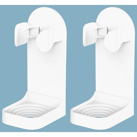 Lot de 2 Support Brosse a Dent Electrique, Porte Brosse à Dents Electrique , Support Mural Brosse a Dent Electrique Adhésif Solide Réglable Organisateur Brosse a Dent de Salle de Bains (1/5)