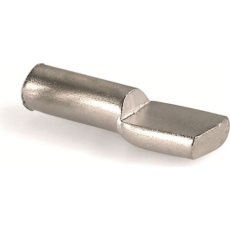 Boîte de: 100 unités (EMBALLAGE) Support d'étagère Spiro 5Mm Rouge.Nickel Plat (1/3)