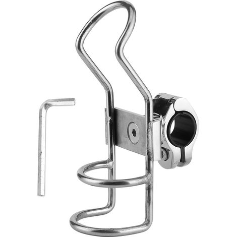 Perche de rangement canne à pêche inox support rail montage pince étrier accessoire bateau 32mm/1.3in (1/5)