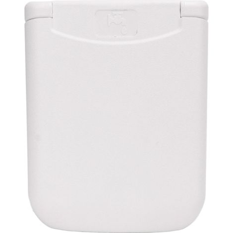 Embase de remplissage d'eau douce carrée blanche avec clés pour camping-cars, caravanes, vans, bateaux, accès de réservoir étanche RV (1/5)