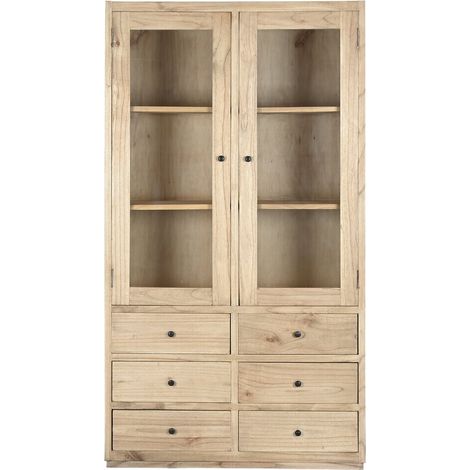 Vitrina Mindi Cristal 100X40X185 54,00 Natural (1/5)