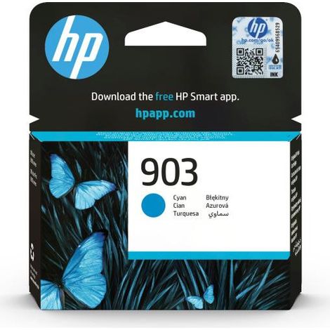 HP 903 Cartouche d'encre cyan authentique (T6L87AE) pour HP OfficeJet Pro 6950/6960/6970 (1/5)