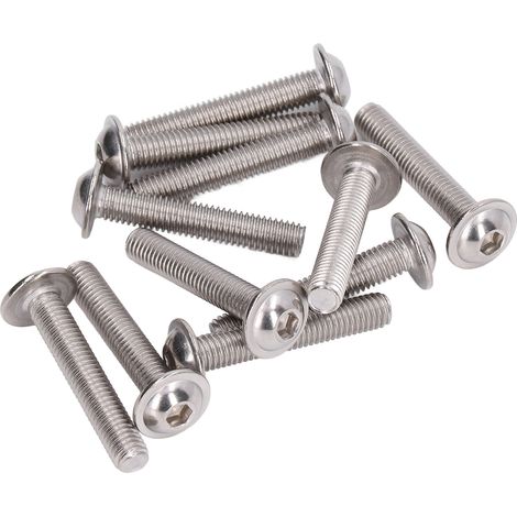 Lot de 50 vis à tête cylindrique creuse en acier inoxydable A2-70, M8x40 mm (1/5)