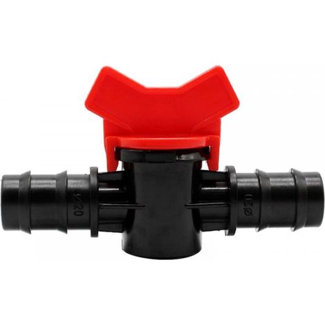 Vanne d'arrêt en Plastique, Valve de Régulation du Débit D'eau d'aquarium avec Interrupteur de Poignée pour Arrosage Goutte à Goutte de Jardin, Tuyau D'aquarium (1/5)